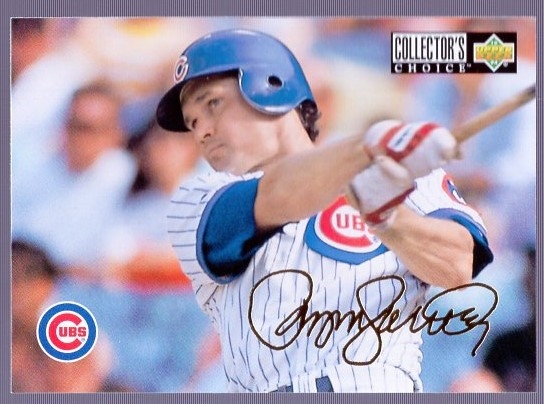 1994 Collector’s Choice Bsbl. “Gold Signature” #335 Ryne Sandberg Team CL
