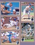 1994 Collector’s Choice Bsbl. “Gold Signature”- 5 Diff. Chicago Cubs