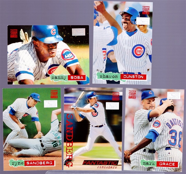 1994 Stadium Club Bsbl. “First Day Issue”- 1 Chicago Cubs Complete Team Set of 24 Cards