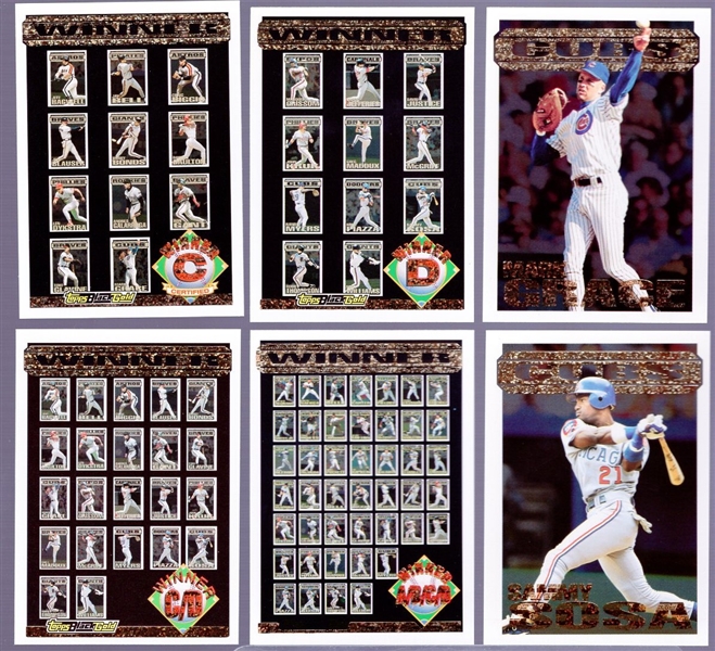 1994 Topps “Black Gold”- 10 Diff. Cards