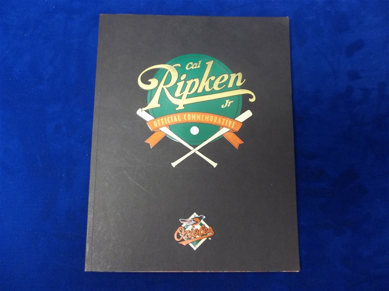 1995 Baltimore Orioles MLB Cal Ripken, Jr. Commemorative Program