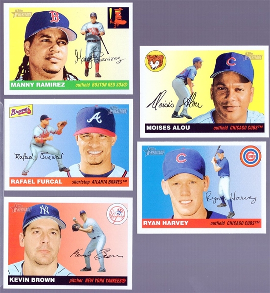 2004 Topps Heritage Bsbl.- 10 Diff. SP’s/ SP Variations