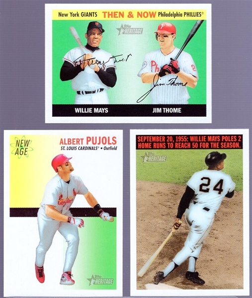 2004 Topps Heritage Bsbl.- 22 Asst. Inserts