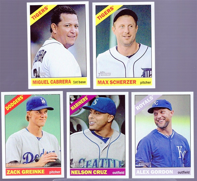 2015 Topps Heritage Bsbl.- 11 Diff. SP’s
