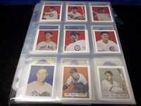 Clean-Up Lot of Chicago Cubs/ Chicago Federals Reprint and Throwback Cards in Pages- 198 Cards