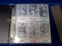 1992 GameDay Ftbl.- 1 Complete Set of 500 Cards in “GameDay” Plastic Pages with “GameDay Send-In Binder