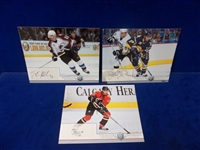 2006-07 Be A Player Hockey “Signature Portraits 8” x 10”- 3 Diff. 