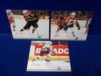 2006-07 Be A Player Hockey “Signature Portraits 8” x 10”- 3 Diff.