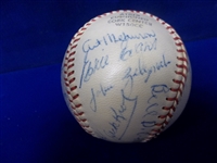 1959 York White Roses Official Eastern League MiLB Baseball with 18 Signatures