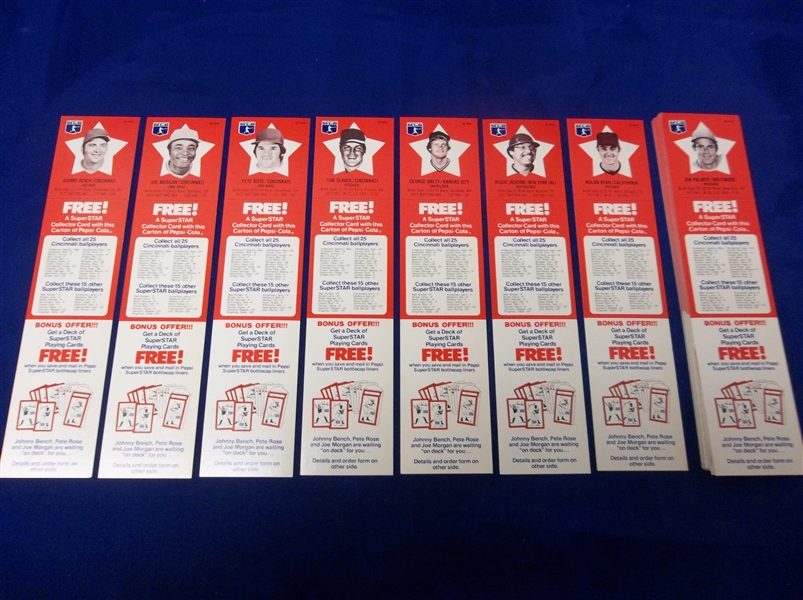 1978 Pepsi MSA Near Set- 39 of 40