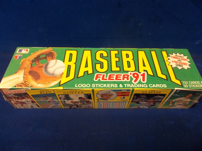 1991 Fleer Baseball Factory Sealed Retail Set of 732