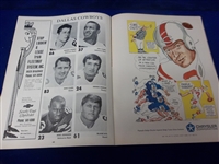 12/21/68 Cowboys @  Browns NFL Eastern Conference Championship Program