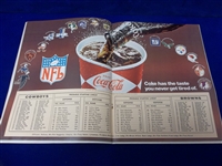 12/21/68 Cowboys @  Browns NFL Eastern Conference Championship Program