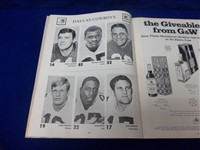 12/21/68 Cowboys @  Browns NFL Eastern Conference Championship Program