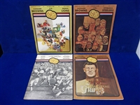 1969 Cleveland Browns NFL Home Game Programs- 4 Diff.