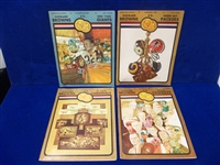 1969 Cleveland Browns NFL Home Game Programs- 4 Diff.