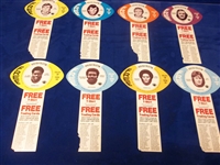 1976 Pepsi Football Discs Complete Set of 40