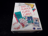 1991 Pacific Flash Card Football- One Unopened “Test Issue” Wax Box
