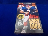 1999 Topps Season Opener Football- One Unopened Retail Blaster Box