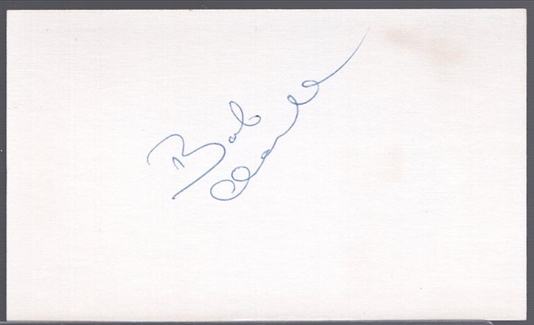 Autographed Bobby Clarke NHL Index Card