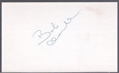Autographed Bobby Clarke NHL Index Card