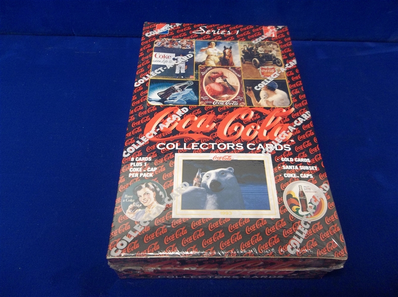 1993 Collect-A-Card “Coca-Cola Collectors Cards”- Series #1- One Unopened Wax Box