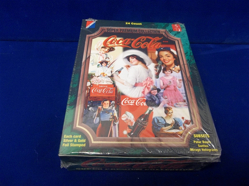 1995 Collect-A-Card “Coca-Cola Super Premium Collection”- One Unopened Wax Box