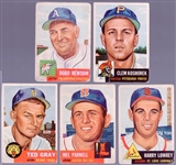 1953 Topps Bb- 5 Diff