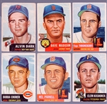 1953 Topps Bb- 6 Diff