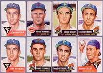 1953 Topps Bb- 8 Cards.