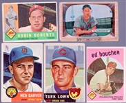 Five Diff Baseball Cards