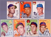 1954 Topps Baseball- 7 Diff 