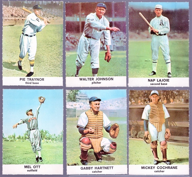 1961 Golden Press Baseball- 6 Diff