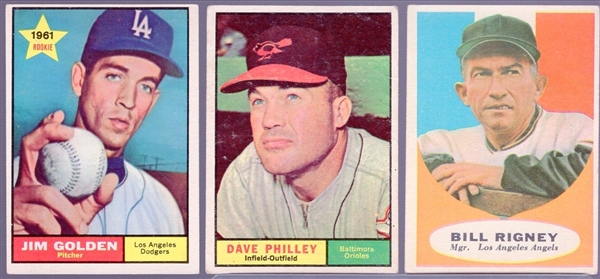 1961 Topps Bb- 18 Diff