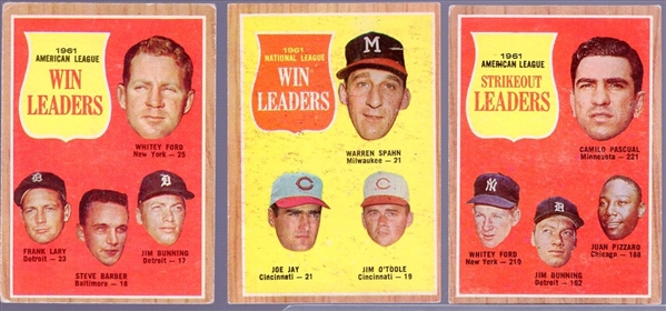 1962 Topps Bb- 7 Diff