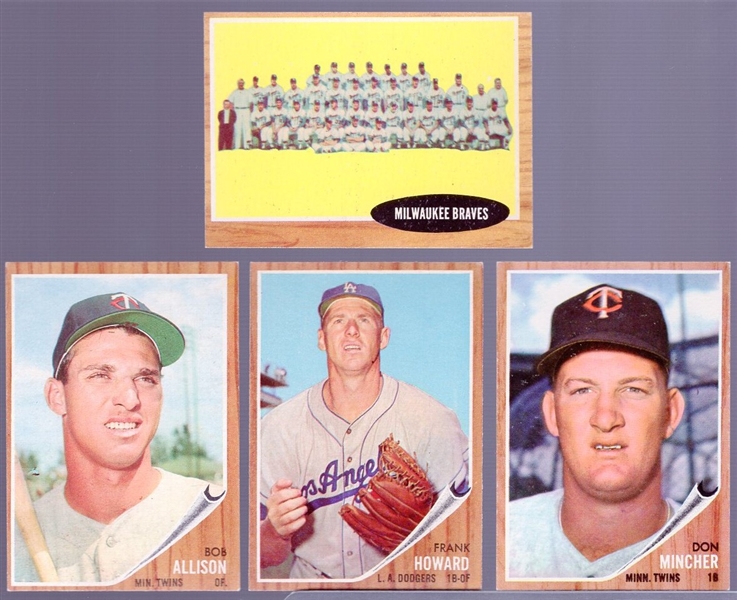 1962 Topps Bb- 17 Diff