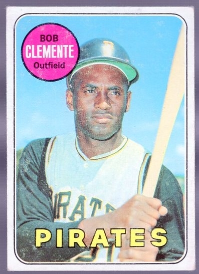 1969 Topps Bb- #50 Clemente, Pirates