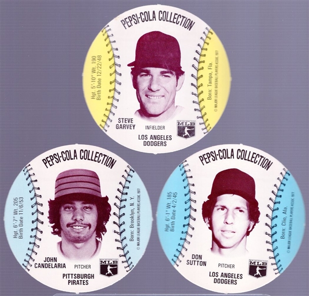 1977 MSA Bb Discs- “Pepsi Cola Collection”- 35 Asst