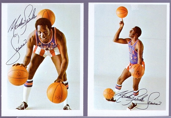 1971-72 Fleer Harlem Globe Trotters “Cocoa Puffs” Basketball- 2 Diff