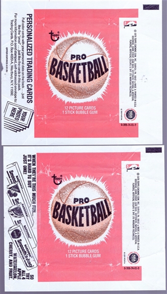 1979-80 Topps Basketball- 3 Wrappers