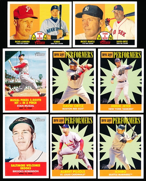 2007 Topps Heritage(‘58T Style) Bb- 49 Insert Cards