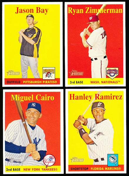 2007 Topps Heritage Bb(’58 Topps)- 10 SP Yellow letter/team var