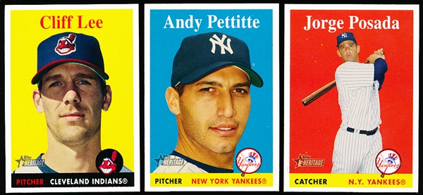 2007 Topps Heritage Bb- (’58 Topps)- 9 Diff SP’s