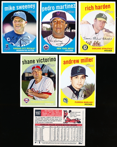 2008 Topps Heritage Bb (’59 Topps)-19 Diff “Black back” SPs