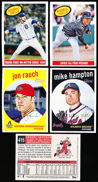 2008 Topps Heritage Bb (’59 Topps)-20 Diff “Black back” SPs