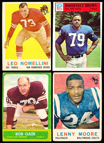 Four Football Cards