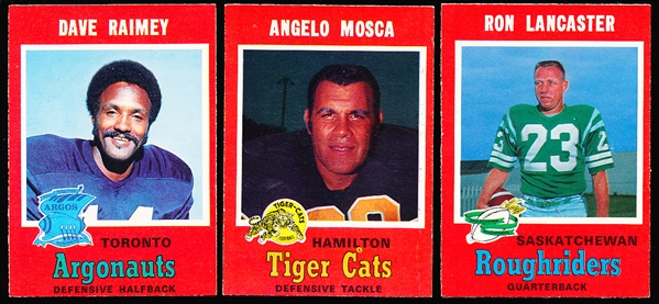 1971 O-Pee-Chee CFL Fb- 3 Diff