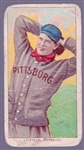1909-11 T206 Bb- Leifield, Pittsburgh- Hands over head version