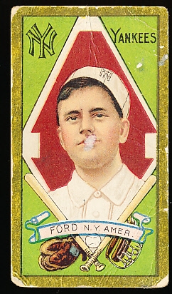 1911 T205 Bb- Ford, NY Amer-White cap variation!