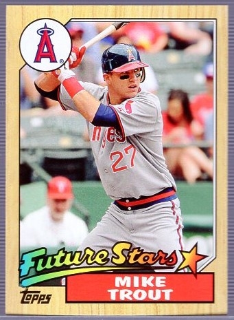 2012 Topps Bsbl. “1987 Minis” #TM-127 Mike Trout FS